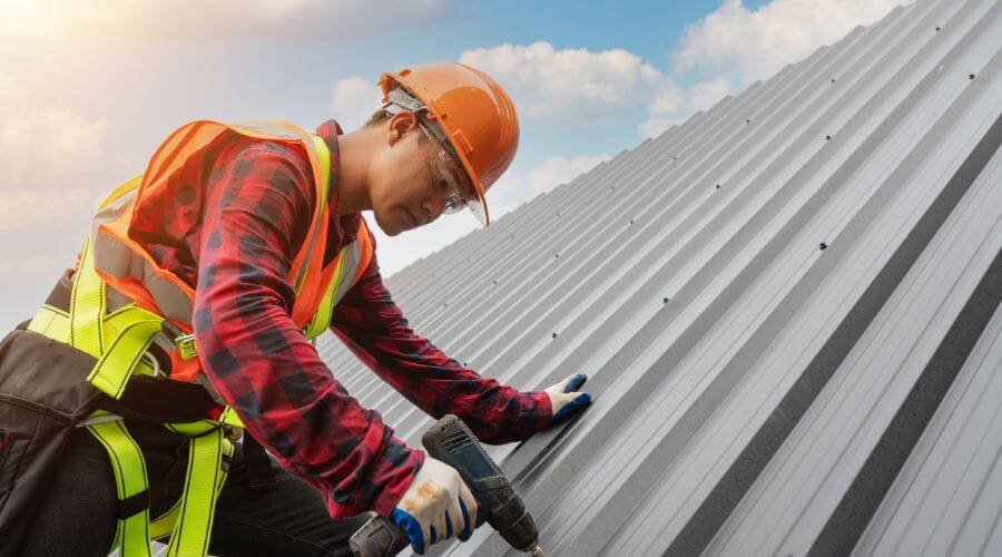 Professional metal roof installation in Saint Paul, IN